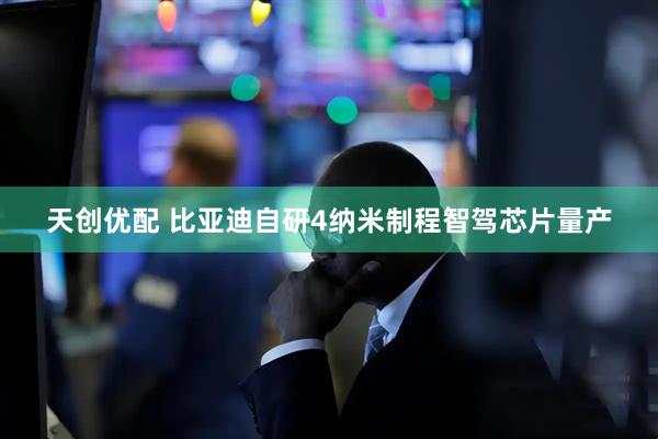 天创优配 比亚迪自研4纳米制程智驾芯片量产